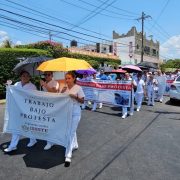 Cierran Avenida “Alfredo Barrera” trabajadores del ISSSTE Pensiones