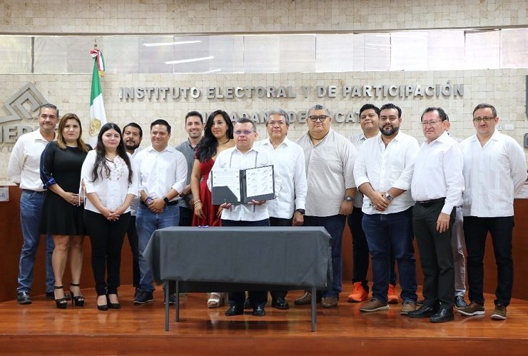 Firman partidos políticos pacto de civilidad y respeto para la jornada electoral