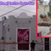 Se derrumba el techo del Bar León Negra en el centro de la ciudad