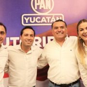 Se reúnen Mauricio Vila, Renán Barrera y Cecilia Patrón con dirigentes del PAN Yucatán