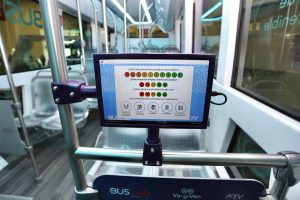 La Agencia de Transporte del Estado de Yucatán, presentó el futuro del transporte público, con el BUSLAB. 