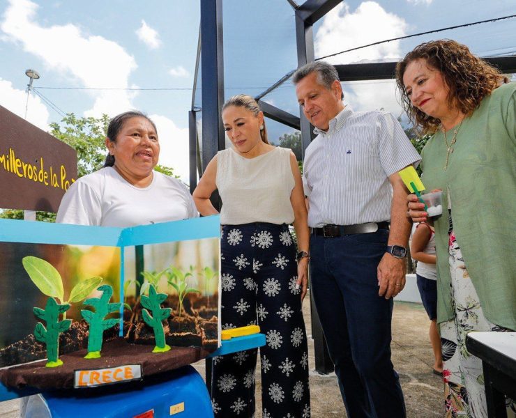 Ruz Castro recordó que el Centro de Desarrollo es sede del programa “Construyendo Familias”, el cual tiene como objetivo impulsar la convivencia armónica y fomentar el autoempleo mediante la cosecha y el cultivo.