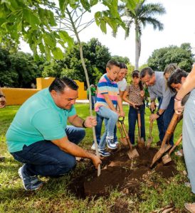 El Ayuntamiento firme en su compromiso, para apoyar el cuidado del medio ambiente, participó en la Cruzada Forestal 2024. 