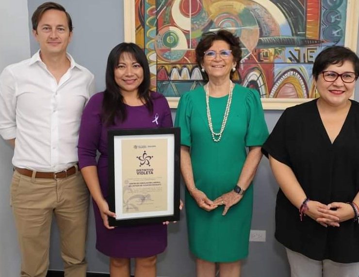 Cecoley obtiene el Distintivo Violeta por su compromiso con un entorno seguro e inclusivo para las Mujeres