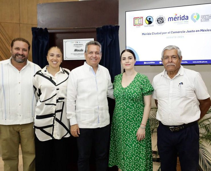 El Alcalde Alejandro Ruz, reconoció a todas y todos los actores involucrados en la obtención del distintivo y agradeció su firme compromiso con las prácticas del comercio justo en el Municipio.