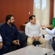 Díaz Mena agradeció la visita y refrendó su confianza en que después del 1 de octubre, se consolide un estrecho vínculo de colaboración y amistad entre Portugal y Yucatán.