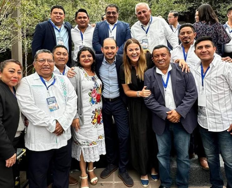 Cecilia asistió a la Reunión Plenaria de Alcaldesas y Alcaldes del PAN, que encabezó el líder nacional del blanquiazul, Marko Cortés Mendoza.