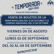 Temporada 2024-2025 en la Plaza de Toros Mérida