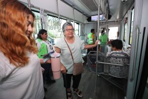 La nueva ruta Centro-Umán-Tren Maya se suma a las de La Plancha-Estación Tren Maya Teya, La Plancha-Kanasín y La Plancha-Facultad de ingeniería para tener en la entidad un total de 4 rutas del Ie-tram, primer sistema de transporte público eléctrico del Sureste de México.