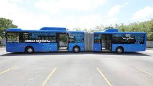 El transporte en Yucatán, se sigue modernizando, y llegarán las nuevas unidades articuladas, del Va y Ven, para la ruta periférico. 