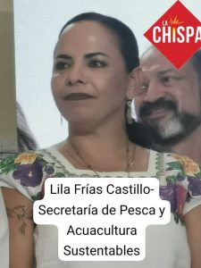 Lila Frías Castillo es parte de los integrantes del gabinete de Huacho y estará al frente de la Secretaría de Pesca y Acuacultura Sustentables.