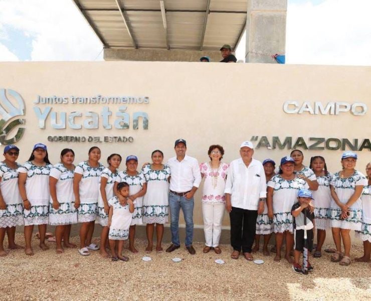 Inauguran el nuevo campo de softbol Amazonas de Yaxunah