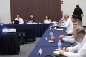 Como parte del proceso de entrega-recepción de la administración pública estatal, se llevó a cabo este día la primera sesión informativa de las Mesas de Trabajo en la que intervinieron integrantes de la Comisión de Transición de los Gobiernos, tanto saliente como entrante, en la que se abordó el tema de Gobernabilidad.