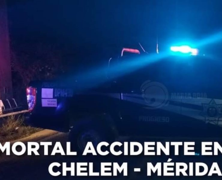 Trágico Accidente: Motociclista pierde la vida en carretera Chelem-Mérida