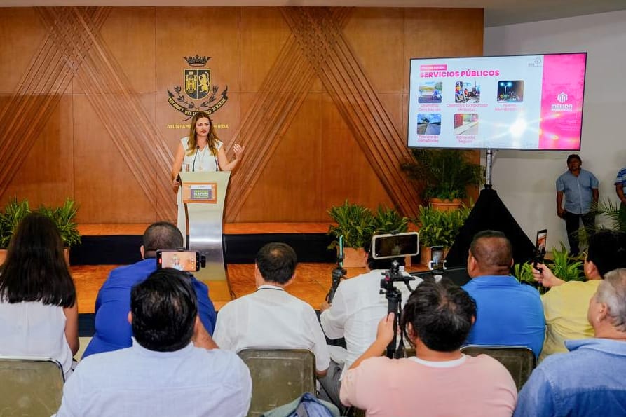Cecilia Patrón presentó plan de primeros 100 días de resultados del gobierno de Mérida