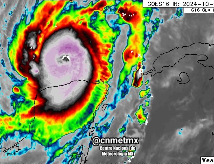 ¡Alertan por el Huracán Milton Categoría 4!