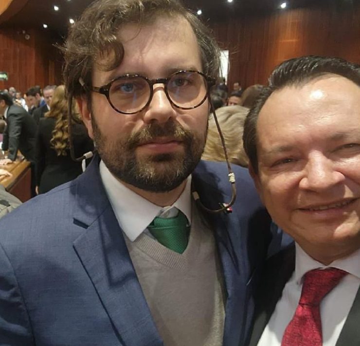 Díaz Mena acompañó a Claudia Sheinbaum en un evento histórico