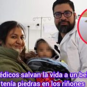 Médicos salvan la vida a un bebé con Piedras en los Riñones en el IMSS de Mérida