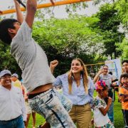 La Presidenta Cecilia Patrón destacó que en su administración se centrarán los esfuerzos en crear mejores entornos donde la gente pueda realizar actividades saludables y disfrutar de momentos en familia.