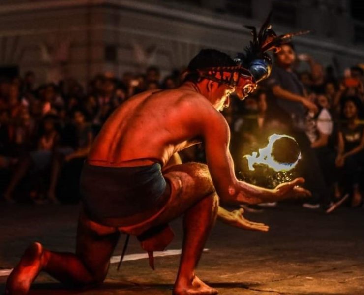 Regresa a la Plaza Grande el juego de pelota maya y "Diálogos del Conquistador". ¡No te lo pierdas!