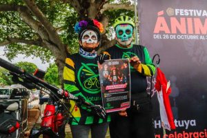 La Alcaldesa de Mérida Cecilia Patrón, presentó la Rodada de Ánimas en Mérida. 