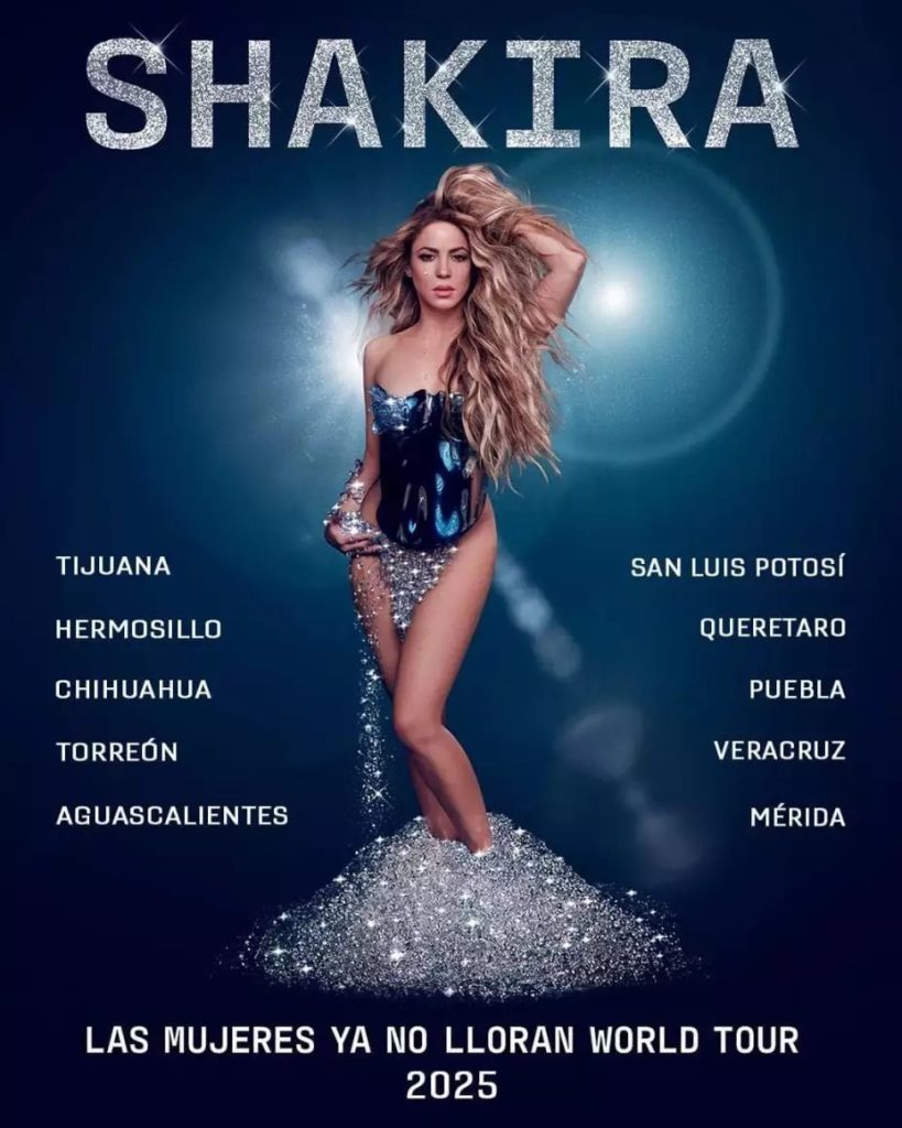 Gira confirmada de Shakira en México