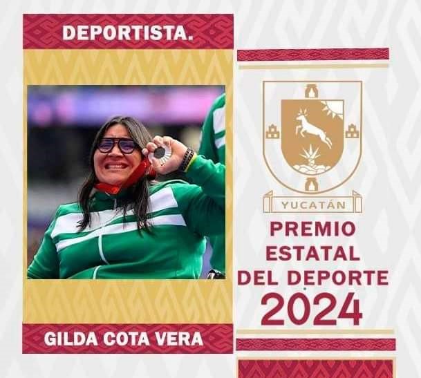 paratleta Gilda Cota Vera gano el Premio Estatal del Deporte