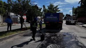 Las acciones de bacheo en Mérida avanzan a marchas forzadas, con el objetivo de mejorar la movilidad. 