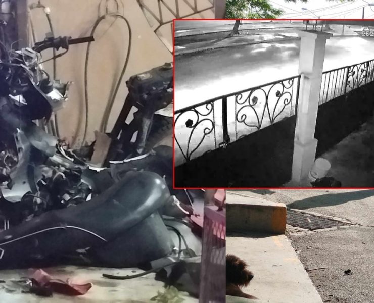 Automovilista atropella a motociclista en Mérida: Tragedia en la Madrugada (Video)