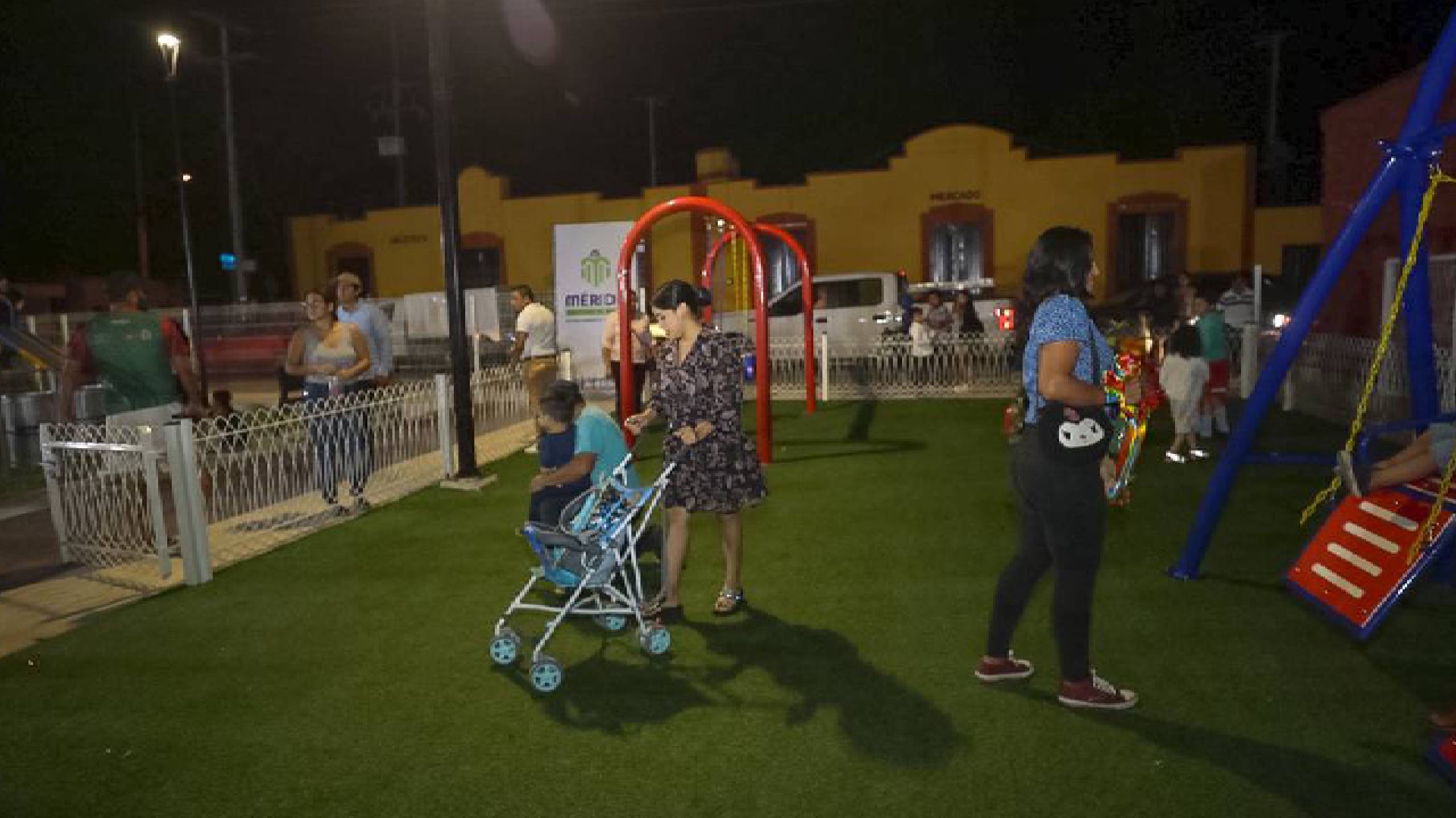 Parque remodelado en Chablekal: Transformación para las familias de Mérida