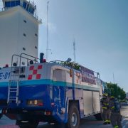 Simulacro de Incendio en el Aeropuerto de Mérida: Seguridad en Acción