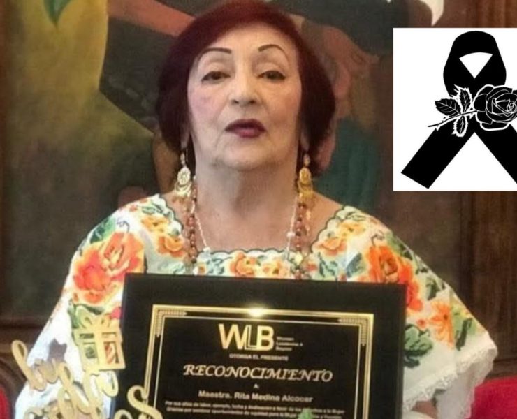 Fallece la primera mujer diputada local por elección de Yucatán: RITA MARIA MEDINA ALCOCER