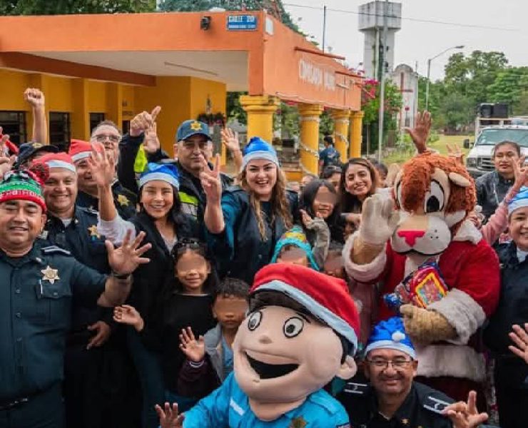 La Navidad llegó a comisarías de Mérida ¡Así se vivió la magia en cada rincón!