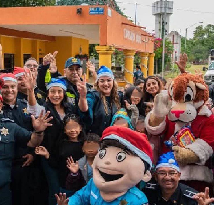 La Navidad llegó a comisarías de Mérida ¡Así se vivió la magia en cada rincón!