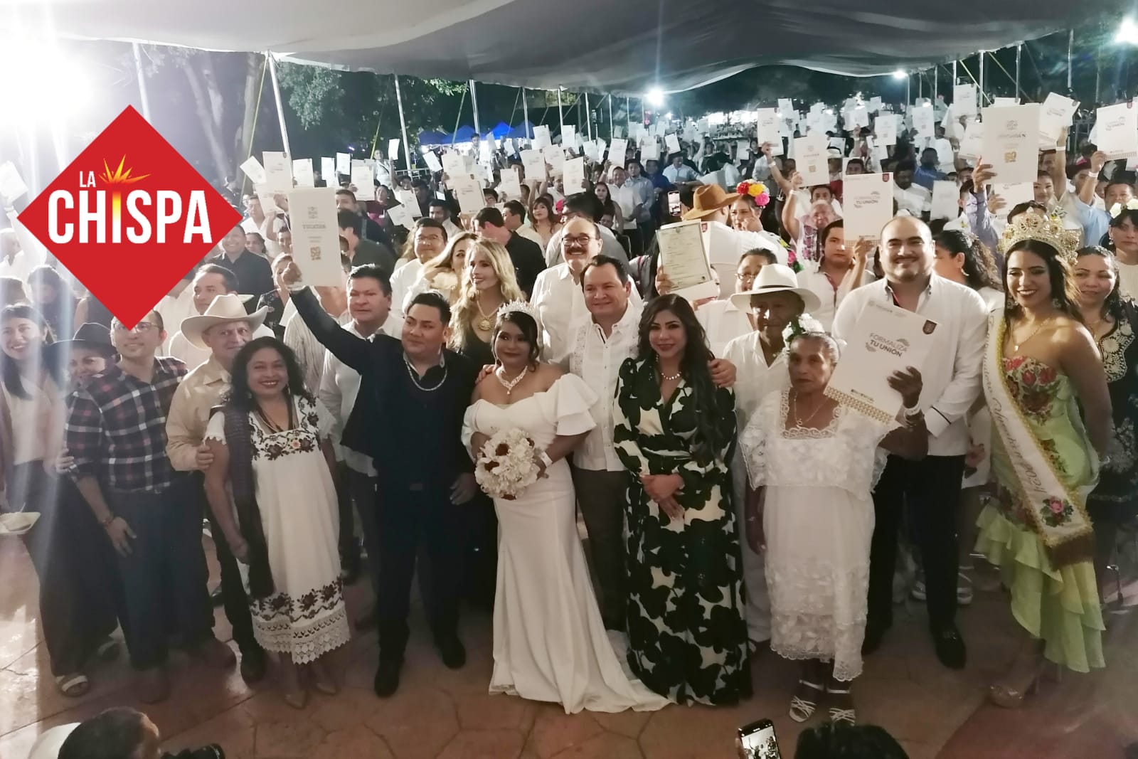 Xmatkuil fue testigo del amor más de 400 parejas dijeron 'Sí, acepto'