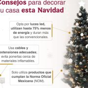 CFE advierte sobre el uso seguro de luces y adornos navideños para evitar accidentes este diciembre