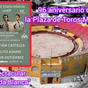 96 Aniversario de la Plaza de Toros Mérida: Espectacular "Corrida Blanca" que hará historia (Video)