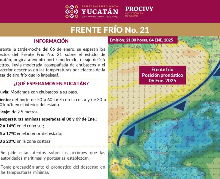 ¡Atención! Pronóstico de Procivy: Lluvia y viento moderado para este Día de Reyes
