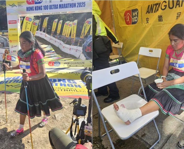 ¡Increíble! Maratonista rarámuri vence al dolor y brilla en el Ultramaratón de Hong Kon g 2025 ( Video)