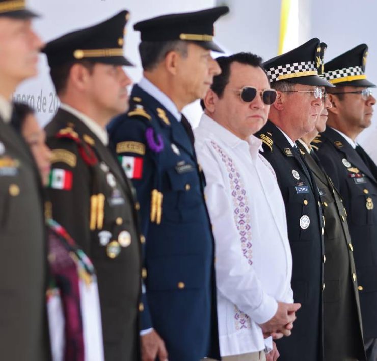 Se fortalece la seguridad en Yucatán con histórica toma de protesta