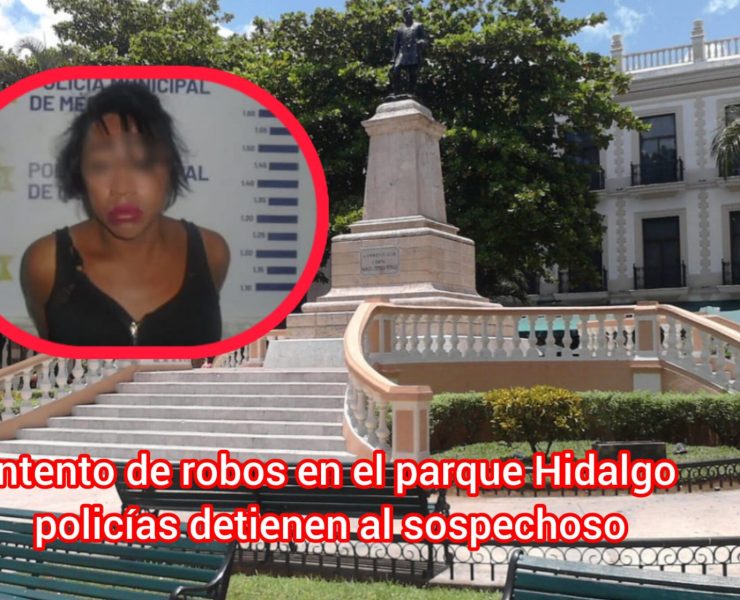 ¡Alerta en Mérida! Intento de robos en centro de Mérida termina con detención