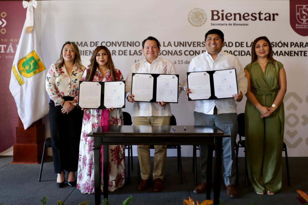 Yucatán invertirá 74 mdp para Impulsar la Pensión Universal para Personas con Discapacidad