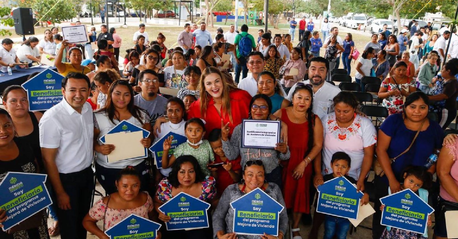 Acciones de vivienda llega al sur de Mérida para transformar vidas