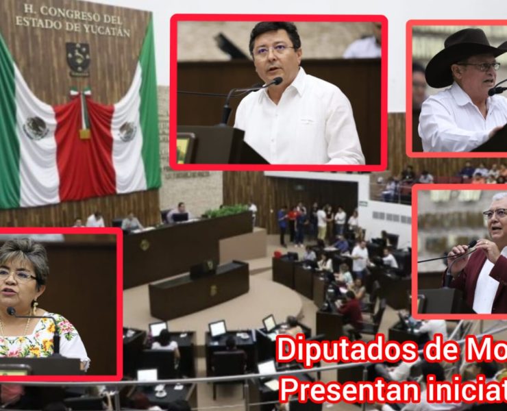 Diputados de Morena presenta iniciativas para seguridad y derechos en Yucatán