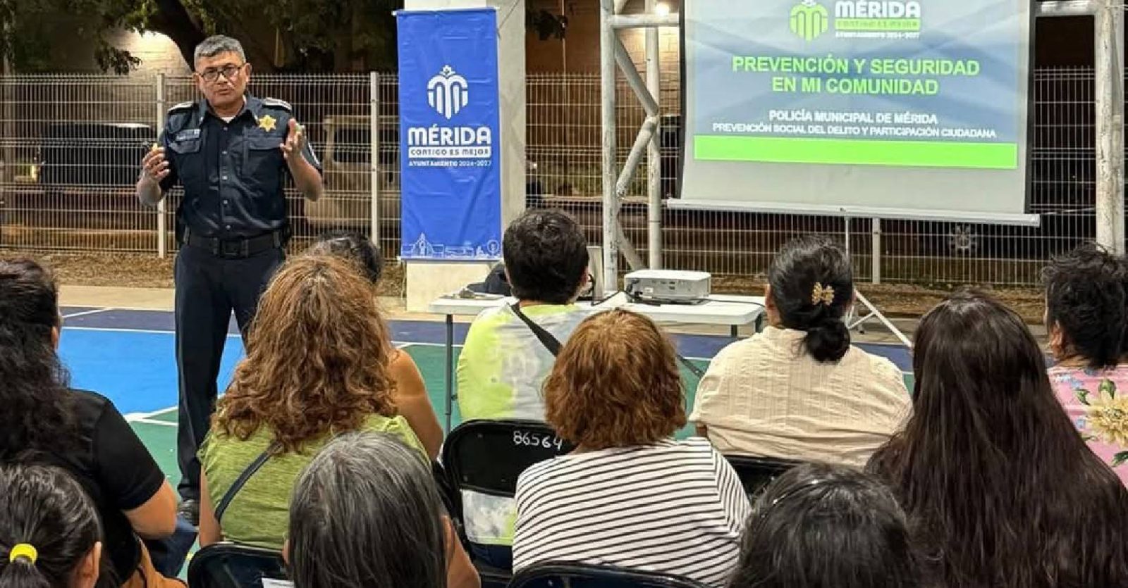 En conjunto con la sociedad, se fortalece la seguridad de Mérida