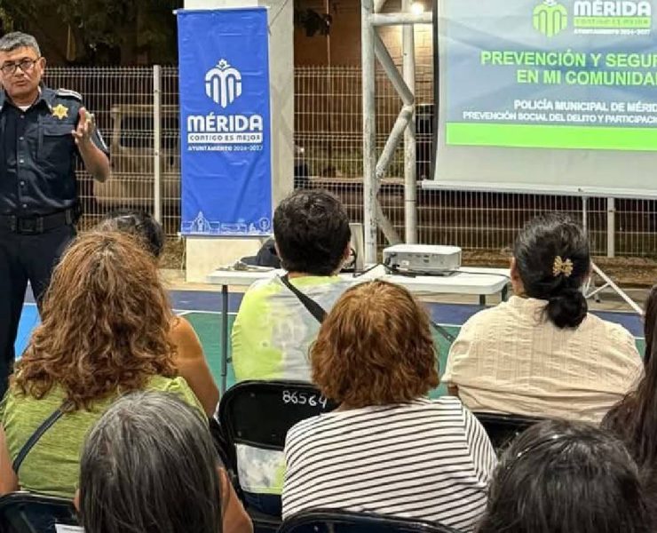 En conjunto con la sociedad, se fortalece la seguridad de Mérida