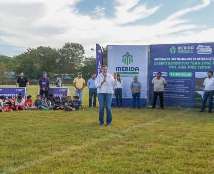 Nuevo centro deportivo en San José Tecoh compromiso con el deporte en Mérida