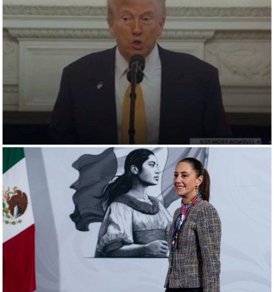 Trump elogia a Claudia Sheinbaum por su estrategia contra el fentanilo