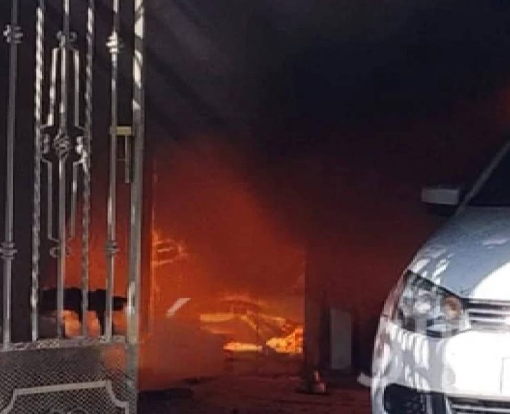 Abuelito se quedó atrapado en incendio y no pudo escapar