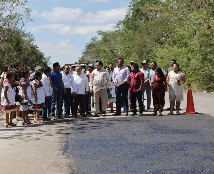 ¡Avances importantes! Conservación de carreteras en el oriente de Yucatán